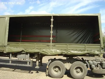Тенти на вантажні автомобілі, полімерні конструкції тентів