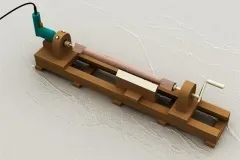 Токарні верстати по дереву з дрилі своїми руками схеми, відео, фото