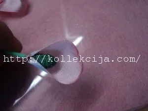 Тюльпани з атласної стрічки