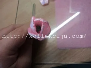 Тюльпани з атласної стрічки