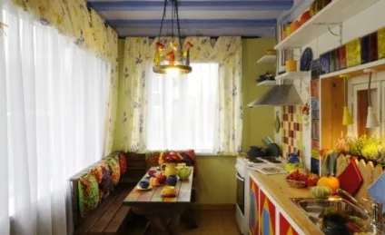 Тюль для кухні (41 фото) відео-інструкція - як зшити своїми руками, яку вибрати, ціна, фото (зшити) Тюль для кухні (41 фото) відео-інструкція - як зшити своїми руками, яку вибрати, ціна, фото