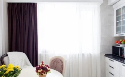 Тюль для кухні (41 фото) відео-інструкція - як зшити своїми руками, яку вибрати, ціна, фото (зшити) Тюль для кухні (41 фото) відео-інструкція - як зшити своїми руками, яку вибрати, ціна, фото
