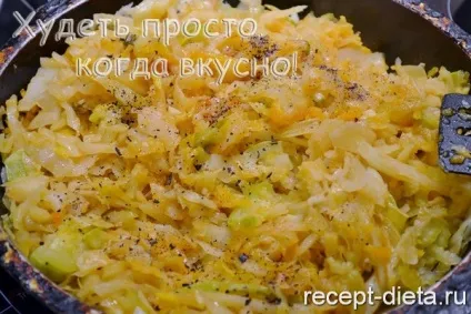 Тушкована капуста з кабачками - дієтичні рецепти (капуста) Тушкована капуста з кабачками - дієтичні рецепти