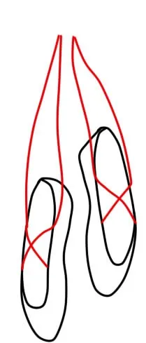 Як намалювати пуанти поетапно олівцем, lessdraw (намалювати) Як намалювати пуанти поетапно олівцем, lessdraw