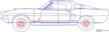 Як намалювати ford mustang поетапно (ford) Як намалювати ford mustang поетапно