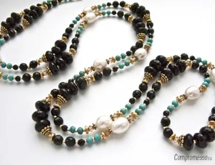 Як носити довге намисто - фото вдалих ансамблів (довгі) Як носити довге намисто - фото вдалих ансамблів