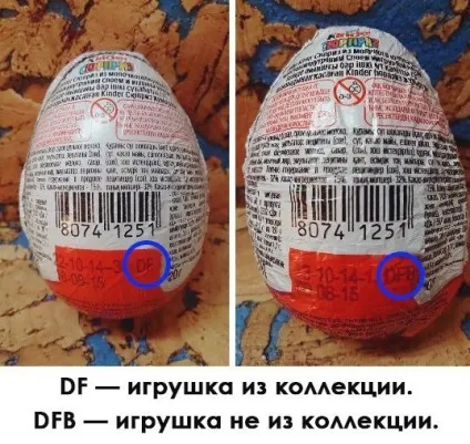 Як знайти кіндер з колекційної іграшкою (як вибрати) Як знайти кіндер з колекційної іграшкою