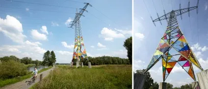 Прикраса електричних стовпів в ландшафтному дизайні (стовпів) Прикраса електричних стовпів в ландшафтному дизайні