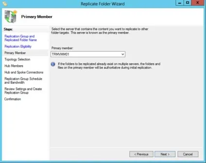 Установка і настройка dfs і реплікації файлів в windows server 2012 windows для системних (реплікації) Установка і настройка dfs і реплікації файлів в windows server 2012 windows для системних