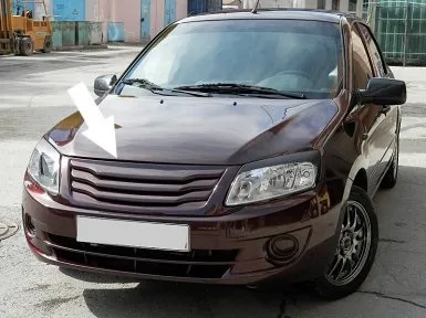 Установка захисної сітки в бампер (решітки радіатора) лада пріора, гранту та калина (бампер) Установка захисної сітки в бампер (решітки радіатора) лада пріора, гранту та калина