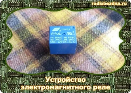 Пристрій і принцип дії електромагнітного реле, радіобездна (принцип) Пристрій і принцип дії електромагнітного реле, радіобездна