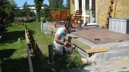 Веранда своїми руками наше будівництво в фото
