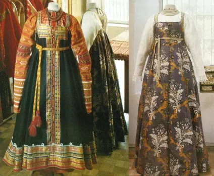 Викрійки українських народних сарафанів (сарафанів) Викрійки українських народних сарафанів