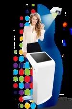Віртуальний промоутер, віртуальний гід, проекційний силует, interactive russia