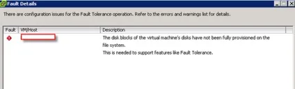 Vmware fault tolerance
