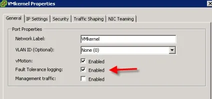 Vmware fault tolerance