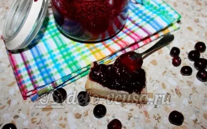 Вишневий джем з желатином рецепт з фото - покрокове приготування джему з вишні з желатином (вишневий джем з желатином рецепт) Вишневий джем з желатином рецепт з фото - покрокове приготування джему з вишні з желатином