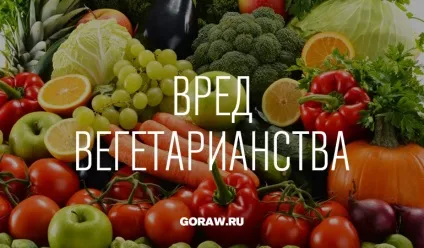 шкода вегетаріанства