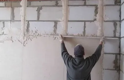 Внутрішнє оздоблення стін з газобетонних блоків - варіанти, beton-house