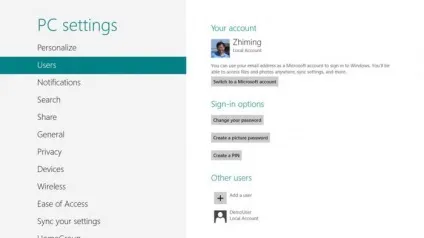 Windows 8 прибрати пароль при вході в обліковий запис (пароль) Windows 8 прибрати пароль при вході в обліковий запис