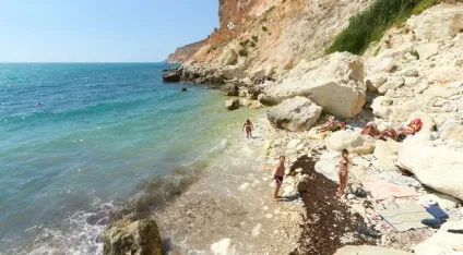 Яшмовий пляж, вояж з Тетяною висоцької (пляжі мису Фіолент) Яшмовий пляж, вояж з Тетяною висоцької