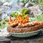 Запечені домашні ковбаски рецепт