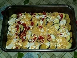 Запіканка з кабачків та картоплі (рецепт з фото)