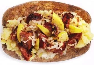 Запечений картопля в фользі, смачний блог - прості рецепти з фото (додайте будь-яку начинку) Запечений картопля в фользі, смачний блог - прості рецепти з фото
