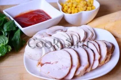 Закрита піца з куркою - покроковий рецепт з фото, випічка (закрита піца з куркою рецепт з фото) Закрита піца з куркою - покроковий рецепт з фото, випічка