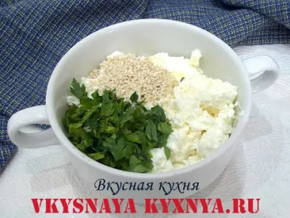Закуска фаршировані помідори сиром і часником, рецепт з фото (сиром) Закуска фаршировані помідори сиром і часником, рецепт з фото
