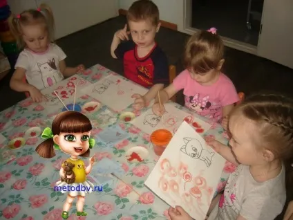 Заняття з малювання з дітьми в дитячому садку (дітьми) Заняття з малювання з дітьми в дитячому садку