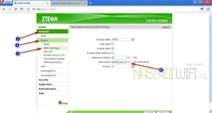 Zte zxhn h298n - настройка wifi, sip та pppoe інтернет з'єднання для мтс (Татарстан) (кабель) Zte zxhn h298n - настройка wifi, sip і pppoe інтернет з'єднання для мтс (Татарстан)