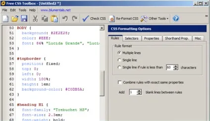 10 Кращих css-редакторів, черговий блог фрілансера