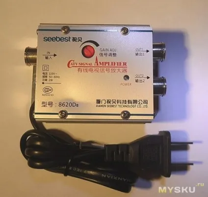 45 - 860Mhz tv antenna catv signal amplifier amp booster splitter cth-28967 (antenna) 45 - 860Mhz tv antenna catv signal amplifier amp booster splitter cth-28967