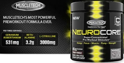 Як приймати предтренік neurocore від muscletech, його склад і відмінності від інших (neurocore) Як приймати предтренік neurocore від muscletech, його склад і відмінності від інших