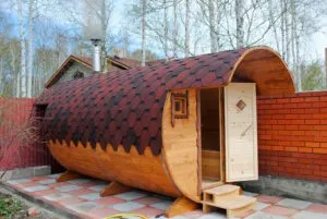 Баня-бочка особливості та переваги (особливості) Баня-бочка особливості та переваги