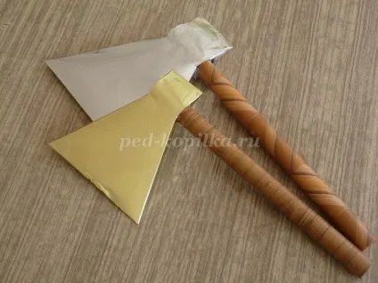 Паперовий сокиру своїми руками