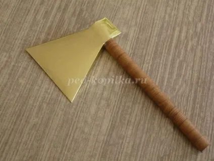 Паперовий сокиру своїми руками