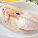 Курча під сиром в духовці