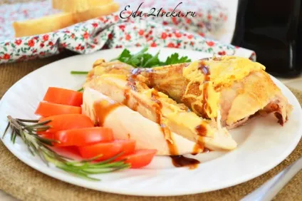 Курча під сиром в духовці