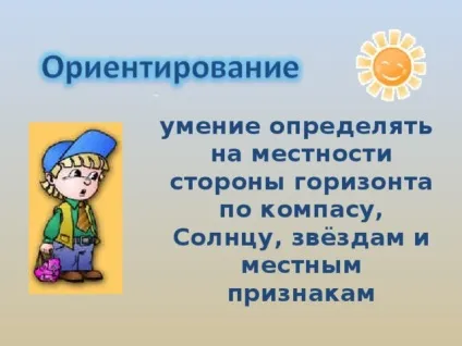 Що таке горизонт початкові класи, презентації (початкові класи презентації що таке горизонт?) Що таке горизонт початкові класи, презентації