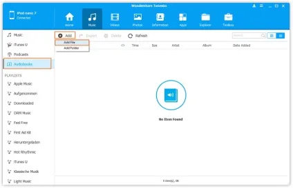 Як розмістити аудіокниги на ipod (ipod) Як розмістити аудіокниги на ipod