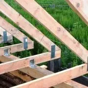 Cтропіла даху на балки перекриття установка і спирання крокв на балки