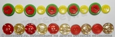 Квіткові браслети з гудзиків своїми руками, more творчих ідей для дітей (браслети) Квіткові браслети з гудзиків своїми руками, more творчих ідей для дітей