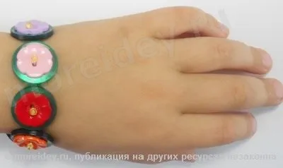 Квіткові браслети з гудзиків своїми руками, more творчих ідей для дітей (гудзиків) Квіткові браслети з гудзиків своїми руками, more творчих ідей для дітей