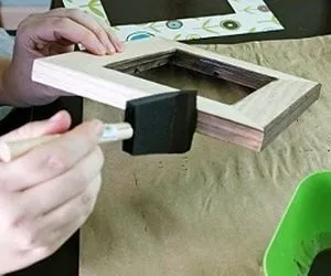 Декупаж фоторамки