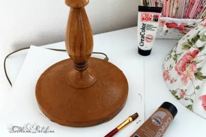 Декоруємо нудну настільну лампу - ярмарок майстрів - ручна робота, handmade (майстер-класи) Декоруємо нудну настільну лампу - ярмарок майстрів - ручна робота, handmade