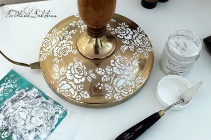 Декоруємо нудну настільну лампу - ярмарок майстрів - ручна робота, handmade (майстер-класи) Декоруємо нудну настільну лампу - ярмарок майстрів - ручна робота, handmade
