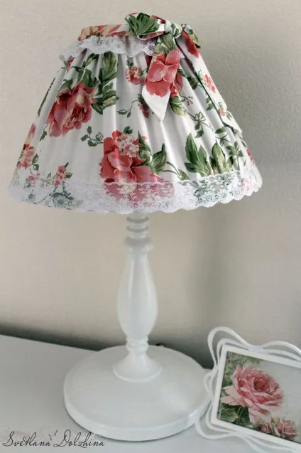Декоруємо нудну настільну лампу - ярмарок майстрів - ручна робота, handmade (акрилові фарби) Декоруємо нудну настільну лампу - ярмарок майстрів - ручна робота, handmade