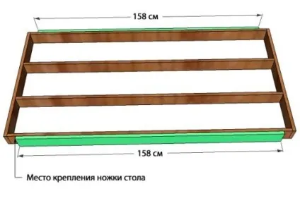 Дерев'яний стіл своїми руками